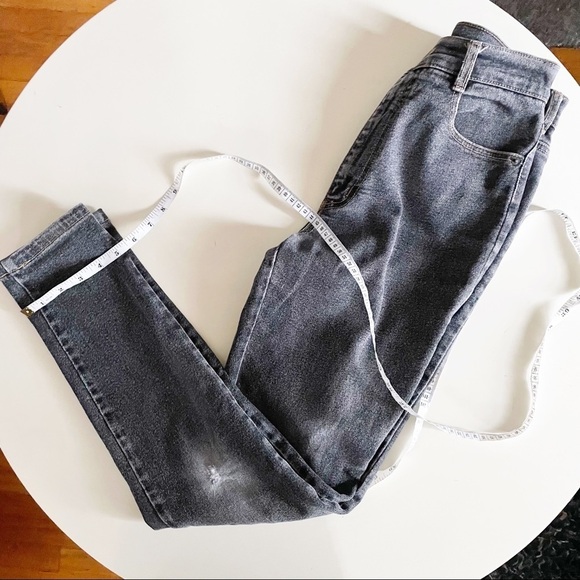 Rifle Booking Table High Waist Skinny Jeans Gray Women’s Waist 25 - Picture 2 of 7